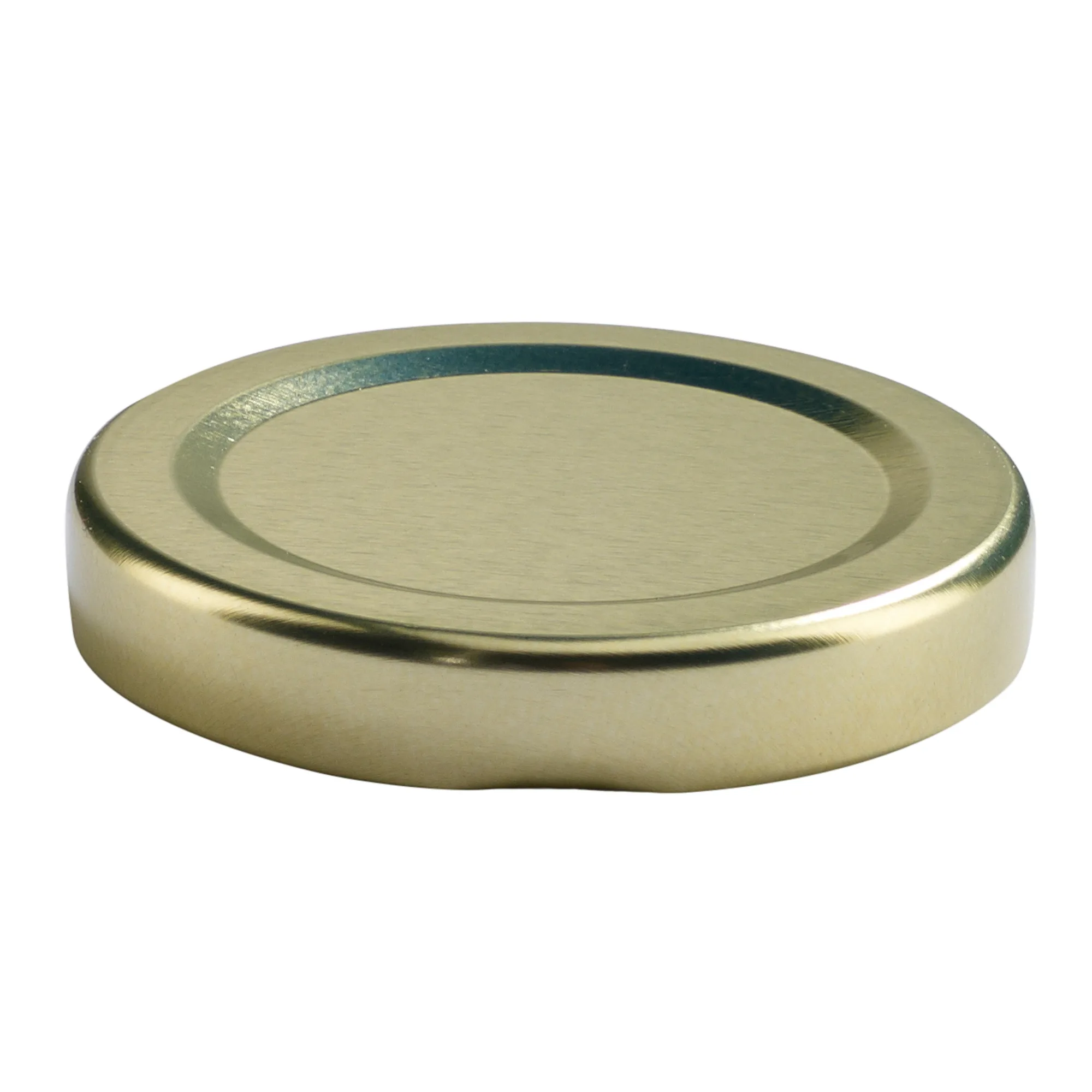 Låg til mælkeflaske, guld (TO48)