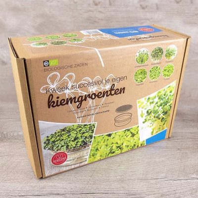 Mikrogrønt frøpakke med spireskål (øko)